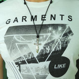 Men's Women Adjustable Necklace 925 Sterling Silver Sword Pendant with Wax Rope DiyNotion NK157