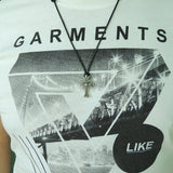 Men's Women Adjustable Necklace 925 Sterling Silver Cross Pendant with Wax Rope DiyNotion NK160