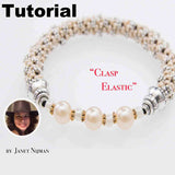 Tutorial ClaspElastic: make an elastic clasp for your Kumihimo or leather bracelet.
