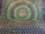 Vibrant Purple Mandala flat sheet/tapestry/Dining Table Cover/Throw/Mandala Tapestry/Wall Hanging/Wall Tapestries