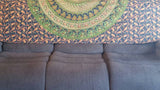 Vibrant Purple Mandala flat sheet/tapestry/Dining Table Cover/Throw/Mandala Tapestry/Wall Hanging/Wall Tapestries