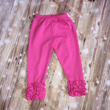 Hot Pink Icing Ruffle Leggings