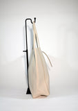 Shopping Bag Leather Tote Bag  Creme Color Bag Leather Shopper Leather Leather Travel Bag Italian Leather Bag Made in Italy Bag