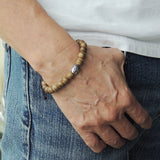 Men's Women Agarwood Adjustable Braided Bracelet 925 Sterling Silver Buddha Head BeadDiyNotion BR868