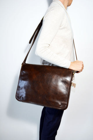 Leather Bag Messenger Leather Bag Leather Briefcase 15 inch Laptop Bag Leather Shoulder Bag Cross Body Business Genuine Italian Leather