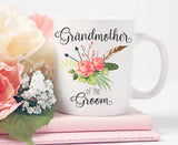 Grandmother of the Bride Mug, Grandmother of the Groom Gift, Mug Set, Wedding Mug, Coffee Mug, Gift For Grandmother of The Bride,