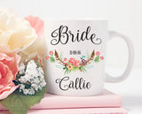 Personalized Bride Mug, Personalized Bride Gift, Custom Wedding Mug, Bridal Mug, Gift For Bride, Bridal Shower Gift, Wedding Date Mug,