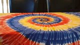 Table cover, tiedye flat sheet, Beach Towel, Beach Throw, Wall Tapestry, Couch Throw, Tie-dye Sheet, Tie-dye Tapestry, xmas gift for her