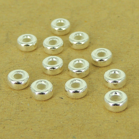 12 Pcs 925 Sterling Silver Spacers Vintage DIY Jewelry Making WSP531X12 Wholesale: See Discount Coupons in Item Details