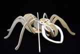 Wooden Puzzle 3D Jigsaw Puzzle Spider Pattern Children Educational Wood Craft Puzzle Eco-Friendly Toy Kit for Easter Gift for Kids