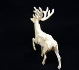 3D Wooden Jigsaw Puzzle Deer Pattern Children Educational Wood Craft Puzzles Eco-Friendly Toy Kit for Child Christmas Gift for Kids