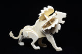Wooden Puzzle 3D Jigsaw Puzzle Lion Pattern Children Educational Wood Craft Puzzles Eco-Friendly Toy Kit for Child Birthday Gift for Kids