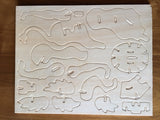 Wooden Puzzle 3D Jigsaw Puzzle Lion Pattern Children Educational Wood Craft Puzzles Eco-Friendly Toy Kit for Child Birthday Gift for Kids