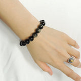 Men's Women Golden Obsidian Bracelet Natural Healing Gemstone Crystal Healing DiyNotion BR999