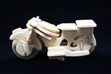 3D Wooden Jigsaw Puzzle Motor Bicycle Pattern Children Educational Wood Craft Puzzles Eco-Friendly Toy Kit for Boy Gift for Kids