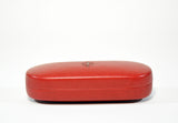 Leather Glasses Case Hard Eyeglasses Case Dark Red Sunglass Case Italian Leather Glasses Case Gift For Him Gift For Her Easter Gift