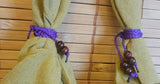 Yellow hand embroidered Elephant purse