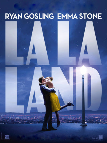 La La Land 2016 Musical Movie Emma Stone Ryan Gosling Poster, La La Land Print, Emma Stone Poster, Movie Art, Size 13x20" 24x36" 32x48" #5