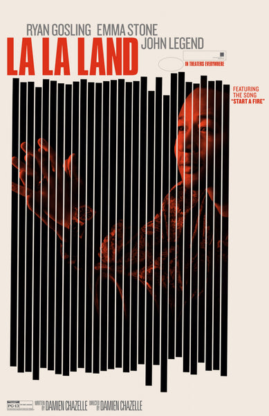 La La Land 2016 Musical Movie Emma Stone Ryan Gosling Poster, La La Land Print, Emma Stone Poster, Movie Art, Size 13x20" 24x36" 32x48" #14