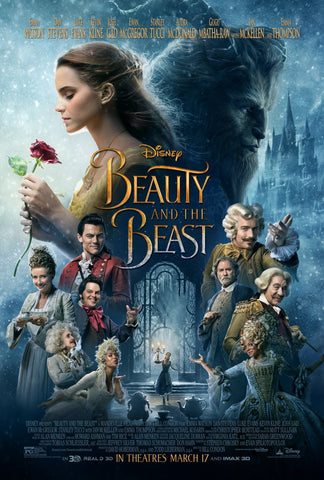 Beauty and the Beast 2017 Disney Movie, Emma Watson Poster, Beauty and the Beast Print, Emma Watson Poster, Movie Art Size 13x20 24x36 32x48