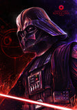 Star Wars Darth Vader Print Poster, Rogue One: A Star Wars Story 2016 Movie Poster, Star Wars Art, lightsaber, Size 13x20" 24x36" 32x48"