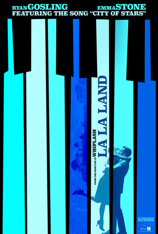 La La Land 2016 Musical Movie Emma Stone Ryan Gosling Poster, La La Land Print, Emma Stone Poster, Movie Art, Size 13x20" 24x36" 32x48" #4