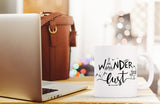 Wanderlust, Coffee Mug, Camping Mug, Travel Mug, Boho Style, Gift for Traveller, Hippy Chic Mug, Adventure is Calling, Gift For HIm