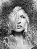 Kate Moss Face Super Model Blonde Sexy Poster, Hat Art B&W Print, Artwork, Home Deco, Art Print, Fashion Icon, New Art Size 13x20" 24x36"