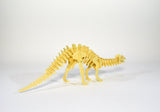 3D Wooden Jigsaw Puzzle  Brontosaurus Pattern Educational Wood Craft Puzzle Eco-Friendly Toy Kit for Child Christmas Puzzle Legno Dinosauro