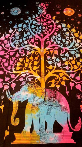 Rainbow Tree of Life-Elephant Tapestry/Hippie Tapestry/Wall hanging Tapestry/Boho Tapestry/Tree tapestry/Perfect Christmas Present