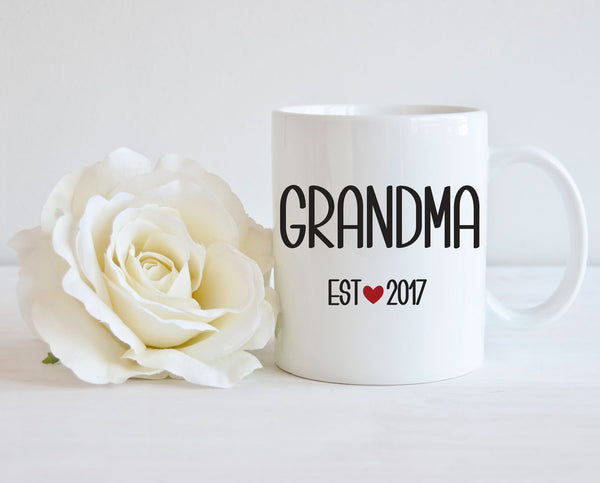 Pregnancy Announcement For Grandparents, New Grandma Mug, Gift for Grandma, Grandmother Gift, Nana Coffee Cup, Baby Announcement, Coffee Mug
