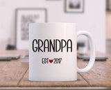 Grandma and Grandpa Mug Set, Baby Reveal Grandparents, New Grandma Gift, Grandparents Pregnancy Reveal, Grandma To Be Baby Announcement