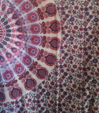 Pink & Purple Mandala flat sheet/tapestry/Dining Table Cover/Throw/Mandala Tapestry/Wall Hanging/Wall Tapestries/Perfect Christmas Present