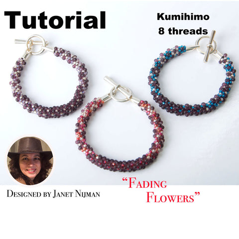Kumihimo bracelet pattern 8 strands