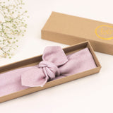 Mauve Organic Baby Headband Set/Baby Headband/Baby Gift/Newborn Headband/Headbands/Infant Headband/Baby Headwrap/Baby Bows
