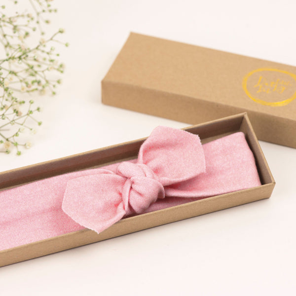 Blush Organic Baby Headband/Baby Headband/Baby Gift/Newborn Headband/Toddler Headband/Infant Headband/Baby Headwrap/Baby Bows