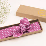 Mauve Organic Baby Headband Set/Baby Headband/Baby Gift/Newborn Headband/Headbands/Infant Headband/Baby Headwrap/Baby Bows