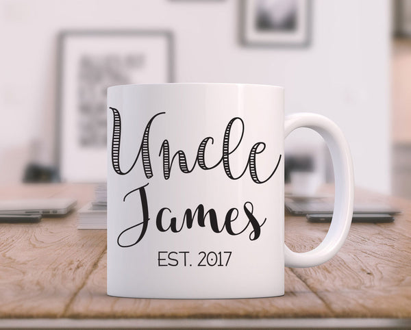 Uncle Mug, Baby Reveal to Uncle, New Uncle Coffee Cup, Baby Announcement Uncle, Uncle Coffee Mug, Pregnancy Reveal, Uncle To Be