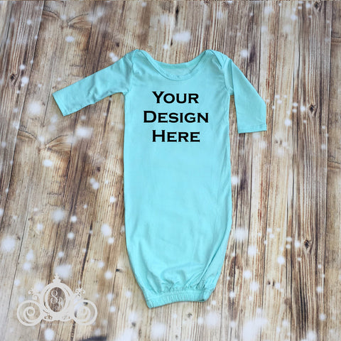 Mint Baby Gown Layette