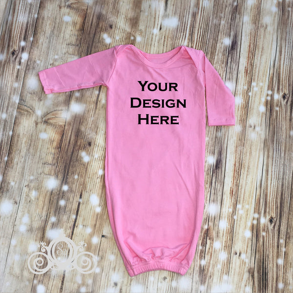 Light Pink Baby Gown Layette