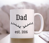 Mom and Dad Mug Set, Mom Mug, Dad Mug, New Parents Coffee Mug, Established date Mug New Mom Gift For Dad, Baby Shower Gift, New Parents Gift