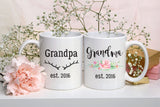 Grandma Mug, Grandpa Mug Set, Pregnancy Announcement, Baby Announcement for Grandparents, You're Going To Be a Grandma, New Grandma, Grandpa
