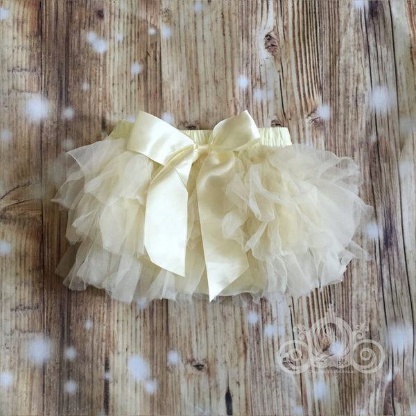 Ivory Tutu Bloomer Girl Birthday Outfit Baby Shower Gift First Birthday Tutu Outfit Cake Smash Outfit Girl 1st Birthday Skirt