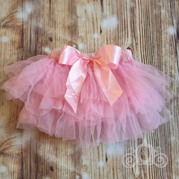 Light Pink Tutu Bloomer Girl Birthday Outfit Baby Shower Gift First Birthday Tutu Outfit Cake Smash Outfit Girl 1st Birthday Skirt