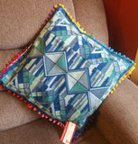 Boho Couch Cushion cover, Farmhouse pillow, gypsy boho pillow cover, designer pillow, boho pillow, xmas gift for her, boho accent pillow