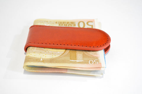 Free Shipping Magnetic Money Clip Mens Leather Money Clip Magnetic Cash Holder Italian Money Clip Holder Gift for him Gift for Husband