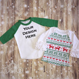 Black Custom Unisex Raglan Personalized Shirt Girl Boy Baby Shower Gift Toddler Shirt