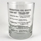Essential Oils Gifts Glassware - Old-Fashioned - Recipes Allergy Cold Flu Sore Throat Digestive Cold Sore