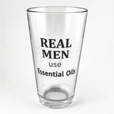 Essential Oils Glassware Gift 16 oz - Real Men Use Essential Oils - dōTERRA
