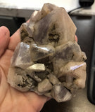 Amethyst Cluster with Quartz Overgrowth
